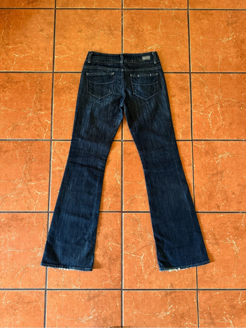Paige Premium Denim Petite Bootcut Jeans Women’s Size 26 Dark Wash Stretch